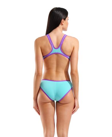W ARENA ONE DOUBLE CROSS BACK ONE PIECE WATER SHOCKING PINK