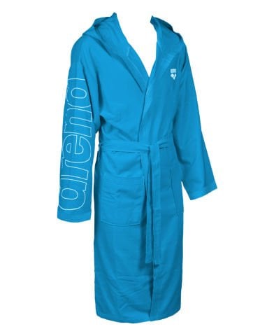 ZEAL PLUS MICROFIBER YÜZÜCÜ BORNOZU /BLUE-WHITE