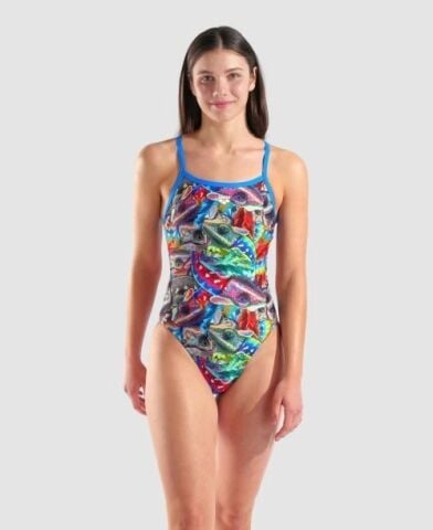 WOMEN'S ARENA IGUANAS SWIMSUIT CHALLENGE BACK