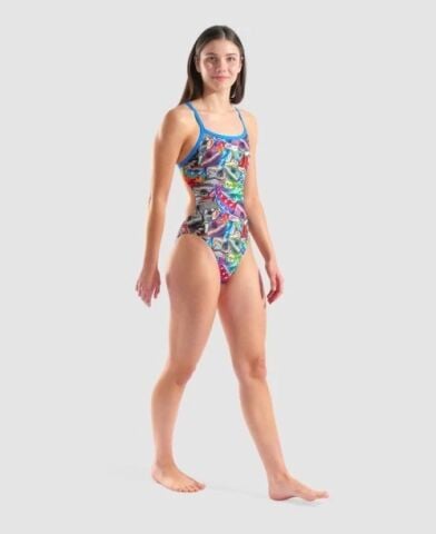 WOMEN'S ARENA IGUANAS SWIMSUIT CHALLENGE BACK