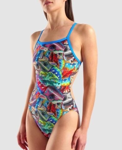 WOMEN'S ARENA IGUANAS SWIMSUIT CHALLENGE BACK