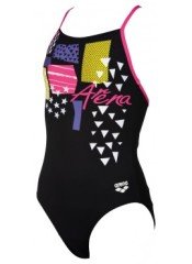 G FARD JR ONE PIECE KIZ ÇOCUK YÜZÜCÜ MAYOSU / BLACK - MULTI
