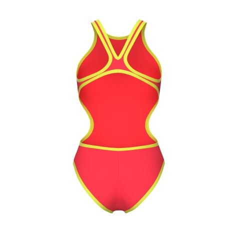 W ARENA ONE BIGLOGO ONE PIECE BRIGHT CORAL-SOFT GREEN