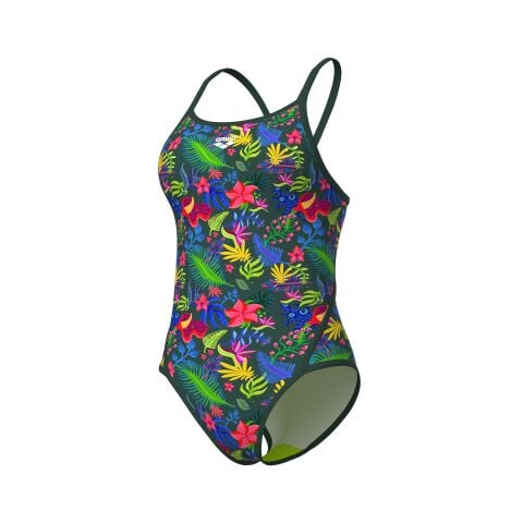 W ARENA PICTURE SWIMSUIT SUPER FLY BACK  DARK SAGE