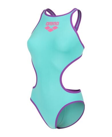 W ARENA ONE BIGLOGO ONE PIECE WATER-PURPLE
