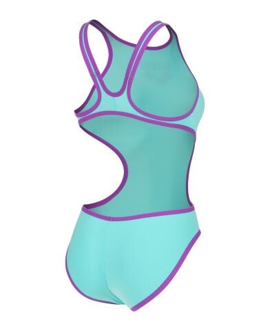 W ARENA ONE BIGLOGO ONE PIECE WATER-PURPLE