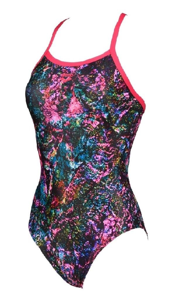 W MOUNTAINS TEXTURE LIGHT DROP BACK KADIN YÜZÜCÜ MAYOSU /FREAK ROSE MUTI (F30/10-11, F32/12-13, F34/14-15 YAŞ KARŞILIĞIDIR.)L