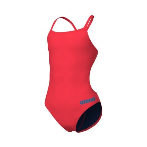 GIRLS TEAM SWIMSUIT CHALLLENGE SOLID/BRIGHT CORAL KIZ ÇOCUK MAYOSU