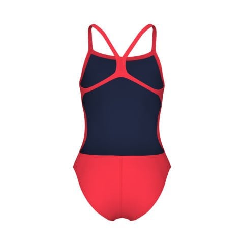 GIRLS TEAM SWIMSUIT CHALLLENGE SOLID/BRIGHT CORAL KIZ ÇOCUK MAYOSU