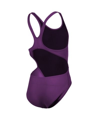 GIRLS TEAM SWIMSUIT SWIM TECH SOLID/PLUM KIZ ÇOCUK MAYOSU
