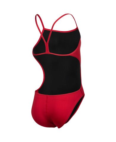 GIRL'S TEAM SWIMSUIT CHALLENGE SOLID KIZ ÇOCUK YÜZÜCÜ MAYOSU / RED