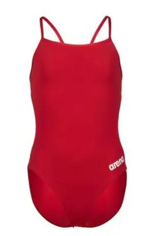 GIRL'S TEAM SWIMSUIT CHALLENGE SOLID KIZ ÇOCUK YÜZÜCÜ MAYOSU / RED