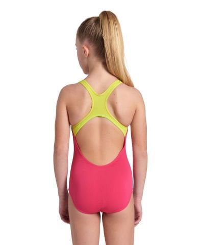 GIRL'S ARENA GALACTIC SWIMSUIT SWIM PRO/FREAK ROSE-SOFT GREEN KIZ ÇOCUK MAYOSU