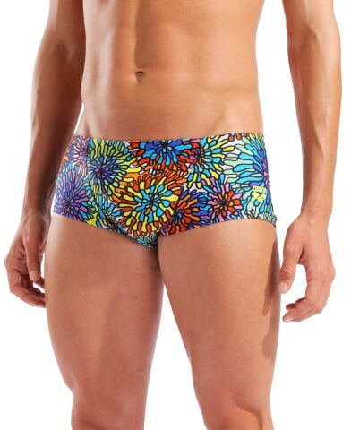 M ARENA GARDEN SWIM LOW WAIST SHORT BLACK MULTI