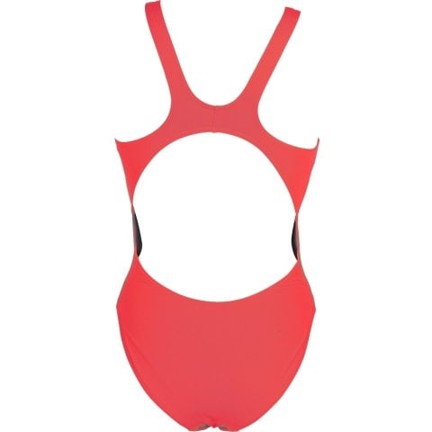 W SOLID SWIM TECH HIGH KADIN YÜZÜCÜ MAYOSU/FLUO RED