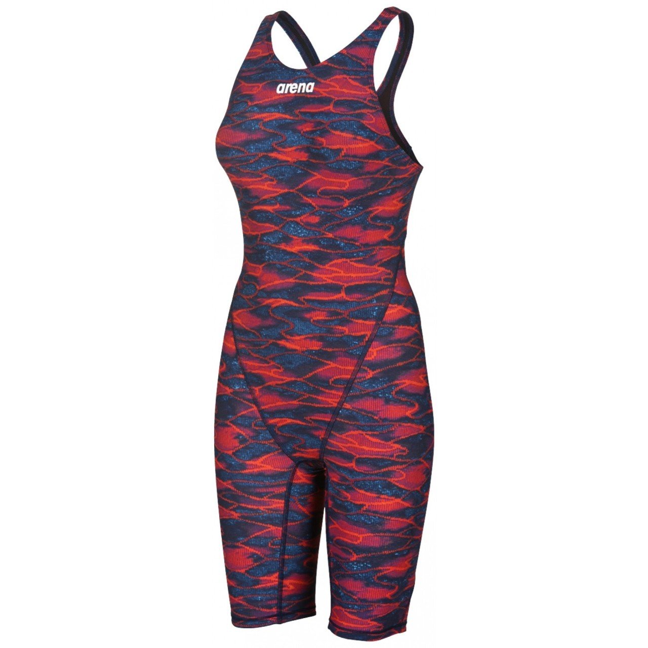 W POWERSKIN ST LTD ED KADIN YARIŞ MAYOSU / BLUE RED