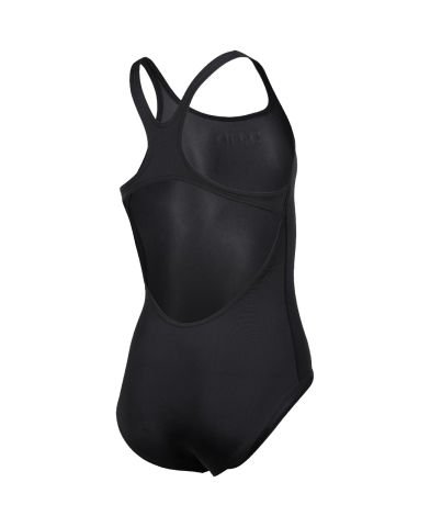 GIRLS TEAM SWIMSUIT SWIM PRO SOLID L/BLACK KIZ ÇOCUK MAYOSU