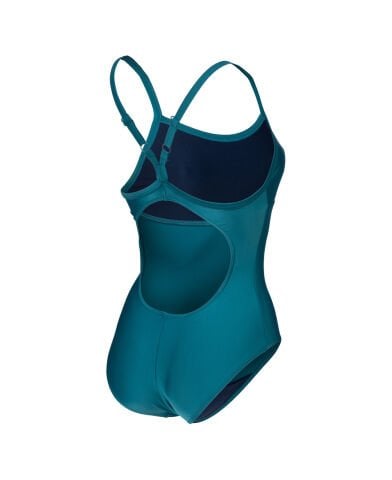 WOMENS ARENA SOLID SWIMSUIT LIGHTDROP BACK B KADIN YÜZÜCÜ MAYOSU /DEEP TEAL