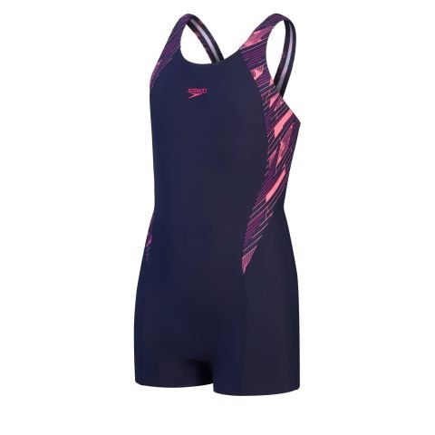 SPEEDO HYPERBOOM SPLC LSUIT/NAVY PINK KIZ ÇOCUK MA
