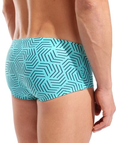 M ARENA ALLOVER SWIM LOW WAIST SHORT WATER MULTI
