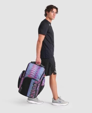 SPIKY III BACKPACK 45 ALLOVER/RACING STRIPES