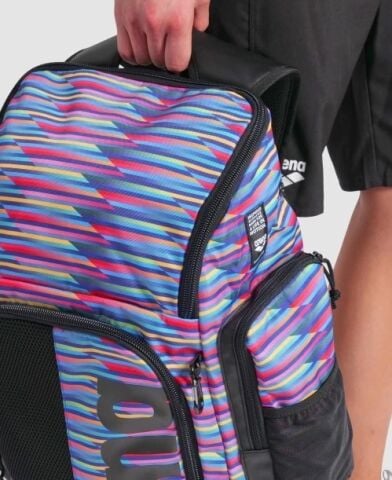 SPIKY III BACKPACK 45 ALLOVER/RACING STRIPES