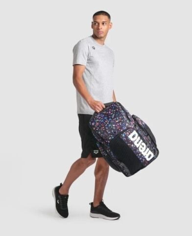 SPIKY III BACKPACK 45 ALLOVER/CONFETTI BLACK