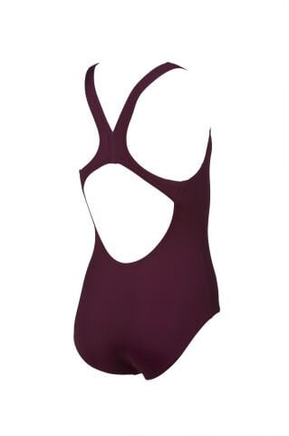 G SOLID SWIM PRO JR KIZ ÇOCUK YÜZÜCÜ MAYOSU /RED WINE-SHINY PINK