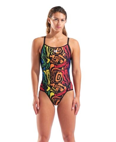 W ARENA COLOURS SWIMSUIT SUPER FLY BACK Kadın Mayosu