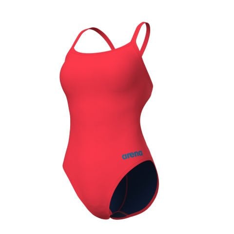 WOMEN'S TEAM SWIMSUIT CHALLANGE SOLID/BRIGHT CORAL