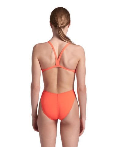 WOMEN'S TEAM SWIMSUIT CHALLANGE SOLID/BRIGHT CORAL