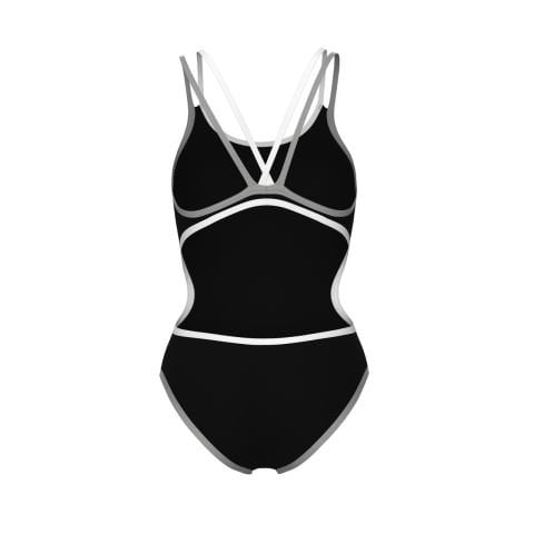 W ARENA ONE DOUBLE CROSS BACK/BLACK-WHITE-SILVER KADIN MAYOSU