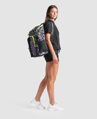 SPIKY III BACKPACK 45 ALLOVER/BLACK-WHITE