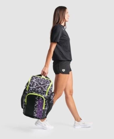 SPIKY III BACKPACK 45 ALLOVER/BLACK-WHITE