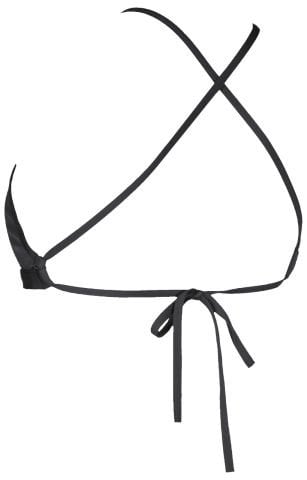 WOMENS TEAM SWIM TOP TIE BACK SOLID/BLACK KADIN ÜÇGEN BİKİNİ ÜSTÜ