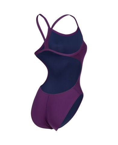 WOMENS TEAM SWIMSUIT CHALLANGE SOLID/PLUM-WHITE  KADIN YÜZÜCÜ MAYOSU