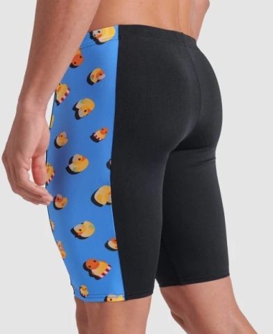 MEN'S ARENA DUCKS SWIM JAMMER/BLACK-TURQUOISE FUNNY PRINTS ÖZEL KOLEKSİYON ERKEK MAYOSU