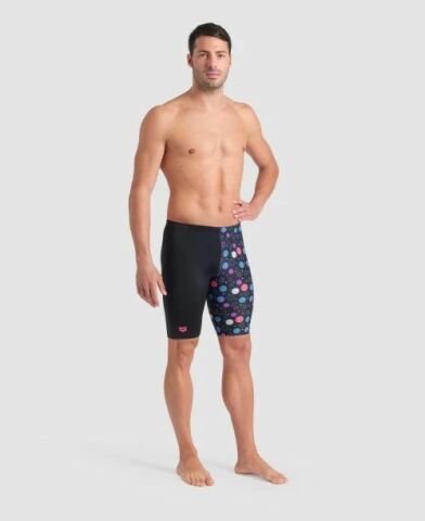 MEN'S ARENA CONTOUR  SWIM JAMMER/BLACK MULTI FUNNY PRINTS ÖZEL KOLEKSİYON ERKEK MAYOSU
