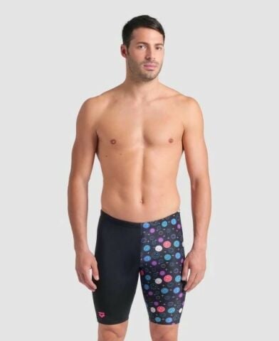MEN'S ARENA CONTOUR  SWIM JAMMER/BLACK MULTI FUNNY PRINTS ÖZEL KOLEKSİYON ERKEK MAYOSU