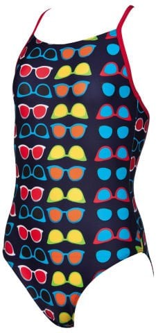 G SUNGLASSES JR ONE PIECE KIZ ÇOCUK YÜZÜCÜ MAYOSU /NAVY RED