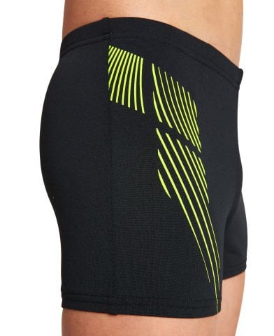 B STREAK JR SHORT ERKEK ÇOCUK YÜZÜCÜ MAYOSU /BLACK-SOFT GREEN