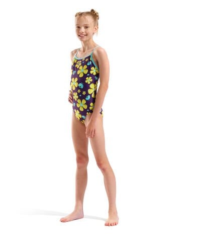 G ARENA SPRING SWIMSUIT LIGHTDROP BACK PLUM