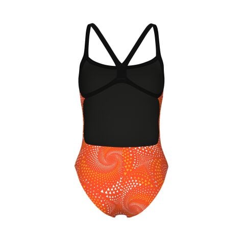 W ARENA FIREFLOW SWIMSUIT CHALLANGE BACK BLACK ORA