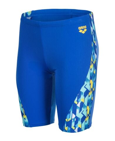 B ARENA PRINT SWIM JAMMER NEON BLUE