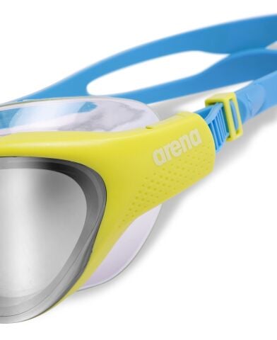 The One Mask Jr Mirror SILVER-SOFT_GREEN-BLUE_COSMO çocuk gözlüğü (6-12 yaş)