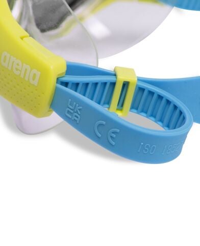 The One Mask Jr Mirror SILVER-SOFT_GREEN-BLUE_COSMO çocuk gözlüğü (6-12 yaş)