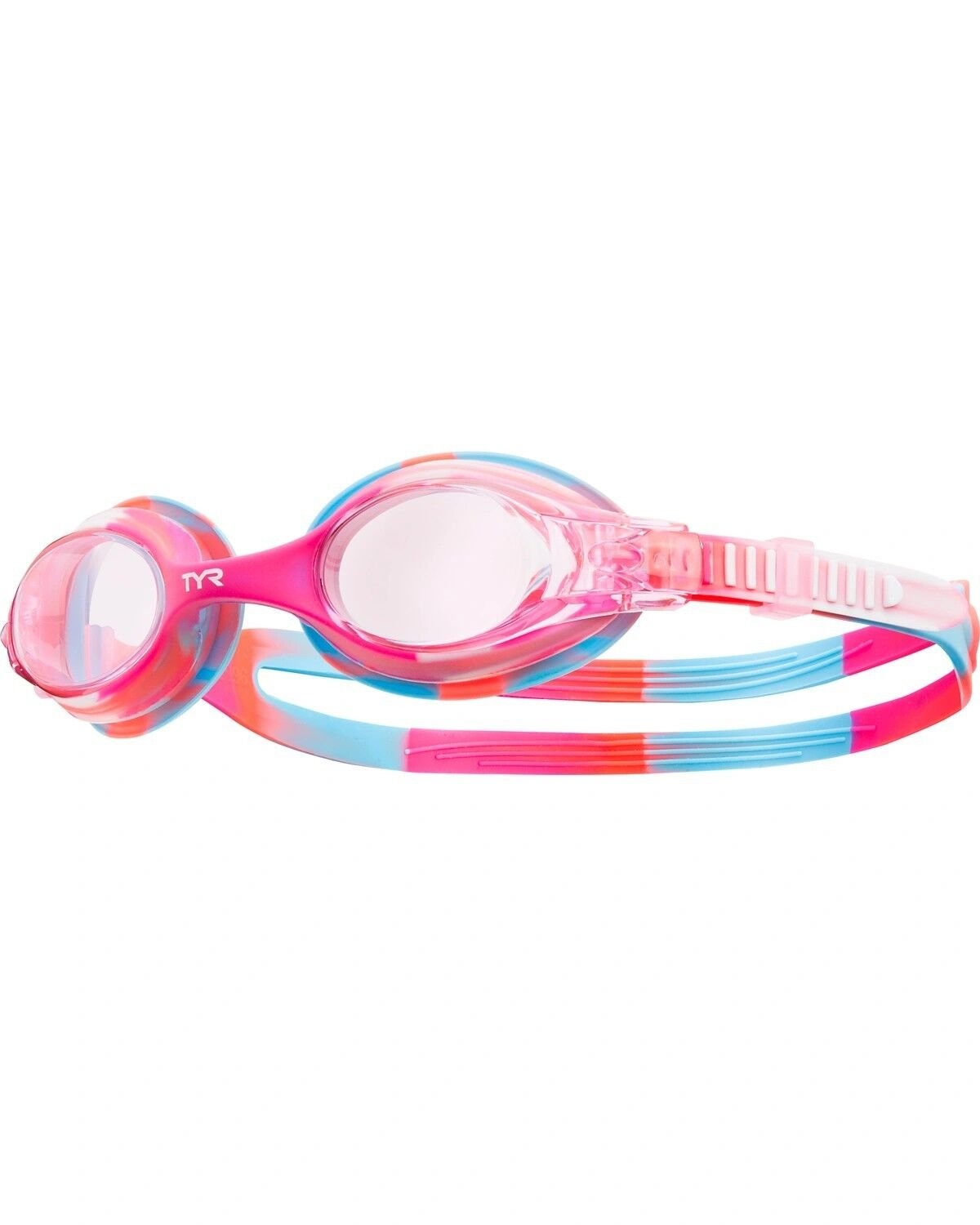 KIDS SWIMPLE TIE DYE GOGGLE/PINK-WHITE
