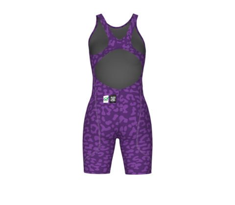 POWERSKIN ST NEXT LE OB/LEOPARD SKIN VIOLET KADIN YARIŞ MAYOSU