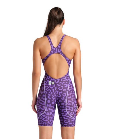 POWERSKIN ST NEXT LE OB/LEOPARD SKIN VIOLET KADIN YARIŞ MAYOSU