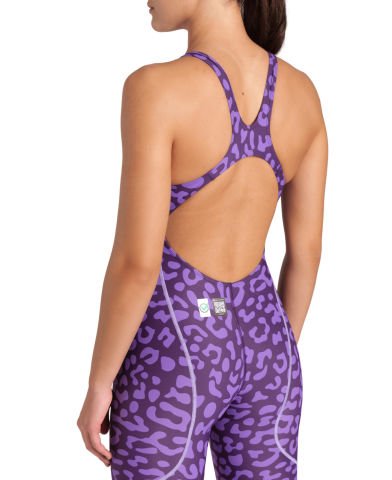 POWERSKIN ST NEXT LE OB/LEOPARD SKIN VIOLET KADIN YARIŞ MAYOSU